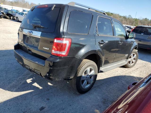 1FMCU94118KA71194 - 2008 FORD ESCAPE LIMITED BLACK photo 3