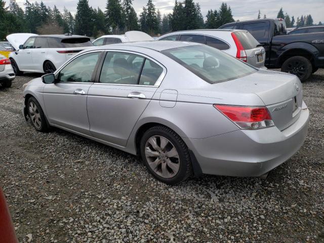 1HGCP36849A031056 - 2009 HONDA ACCORD EXL SILVER photo 2