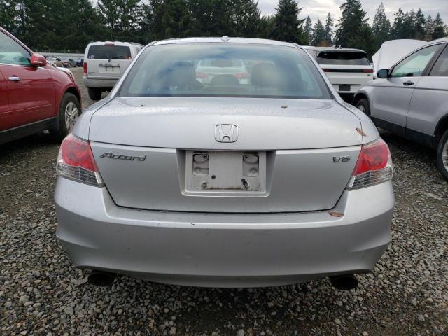 1HGCP36849A031056 - 2009 HONDA ACCORD EXL SILVER photo 6