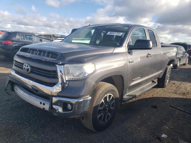 5TFUW5F16FX446781 - 2015 TOYOTA TUNDRA DOUBLE CAB SR/SR5 GRAY photo 1