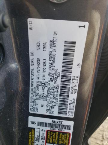 5TFUW5F16FX446781 - 2015 TOYOTA TUNDRA DOUBLE CAB SR/SR5 GRAY photo 12