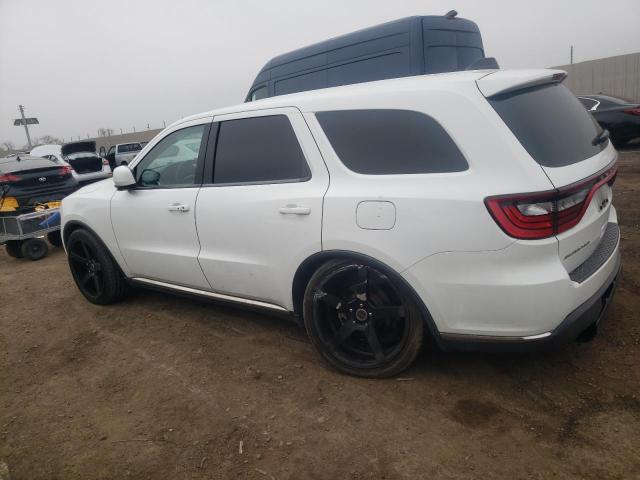 1C4RDHAG1EC560413 - 2014 DODGE DURANGO SXT WHITE photo 2