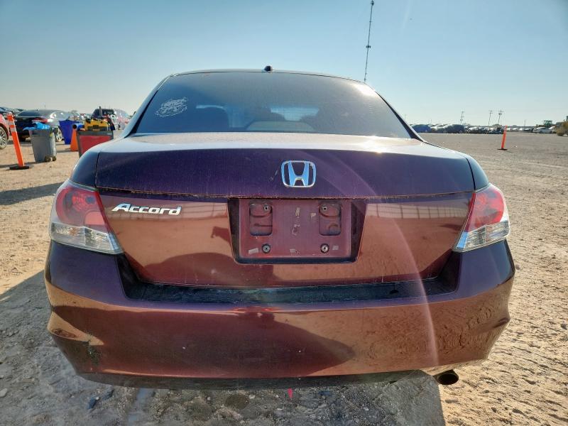 JHMCP26858C070040 - 2008 HONDA ACCORD EXL MAROON photo 6
