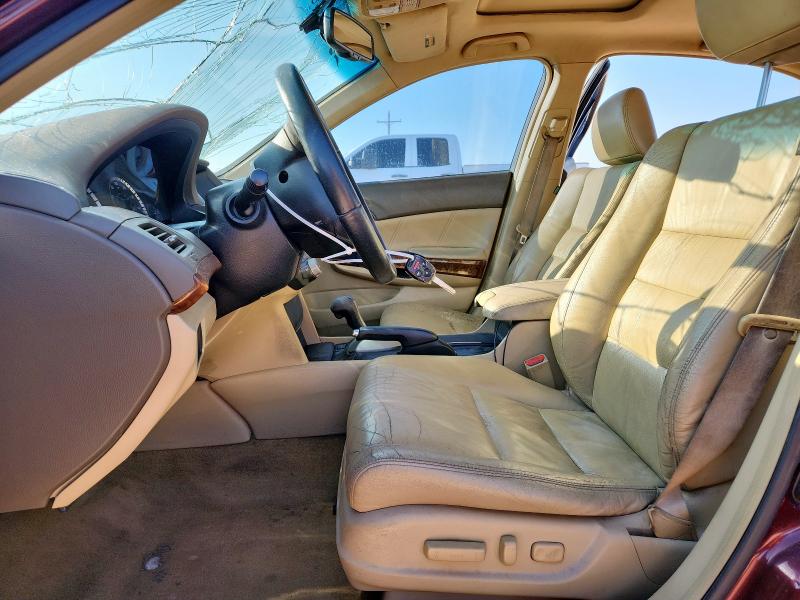JHMCP26858C070040 - 2008 HONDA ACCORD EXL MAROON photo 7