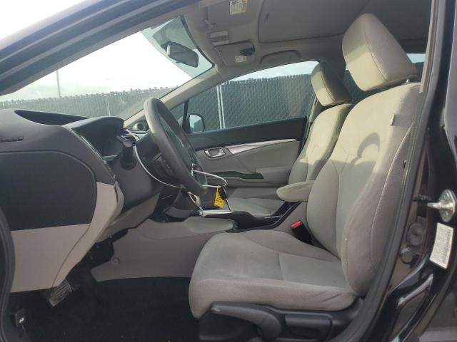 19XFB2F85DE061015 - 2013 HONDA CIVIC EX BLACK photo 7