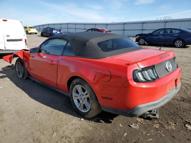 1ZVBP8EM3B5150492 - 2011 FORD MUSTANG RED photo 2