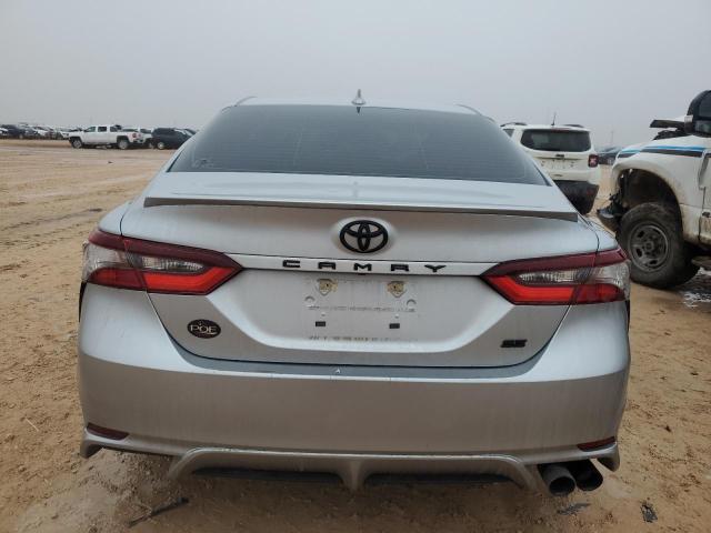 4T1T11AK1PU778662 - 2023 TOYOTA CAMRY SE NIGHT SHADE SILVER photo 6