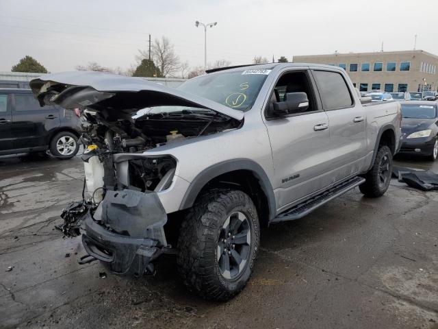 1C6SRFLT0KN692748 - 2019 RAM 1500 REBEL SILVER photo 1