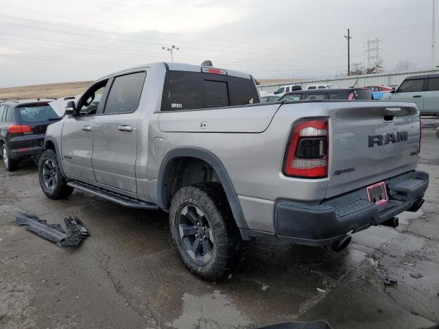 1C6SRFLT0KN692748 - 2019 RAM 1500 REBEL SILVER photo 2