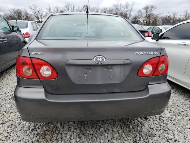 1NXBR32E26Z671448 - 2006 TOYOTA COROLLA CE GRAY photo 6