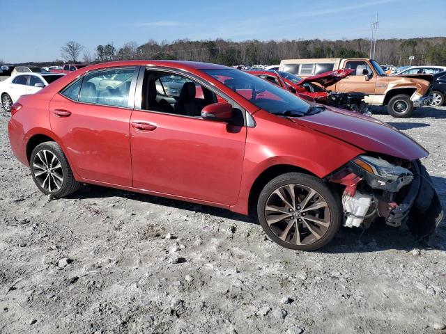 5YFBURHE0HP618132 - 2017 TOYOTA COROLLA L RED photo 4