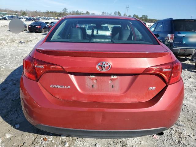 5YFBURHE0HP618132 - 2017 TOYOTA COROLLA L RED photo 6