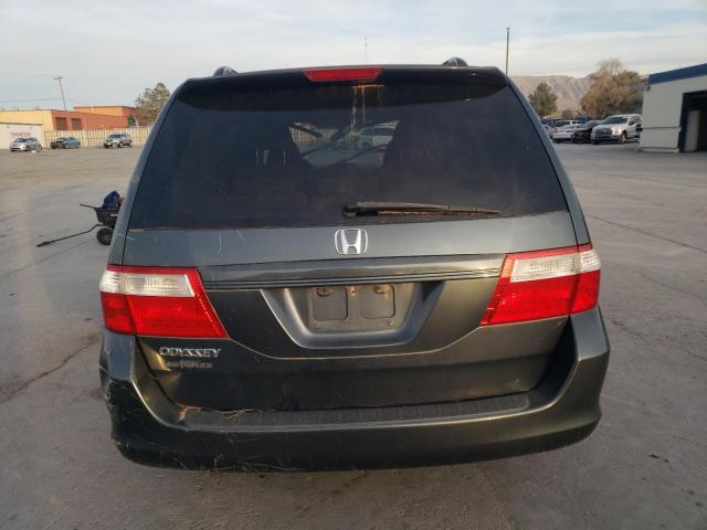 5FNRL38456B453919 - 2006 HONDA ODYSSEY EX GRAY photo 6