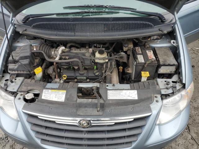 1A4GP44R96B613932 - 2006 CHRYSLER TOWN & COU LX BLUE photo 12