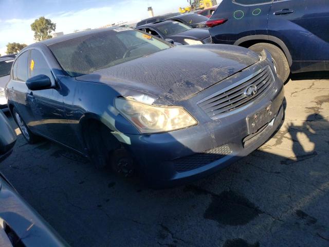 JNKCV61E09M014982 - 2009 INFINITI G37 BASE BLUE photo 4