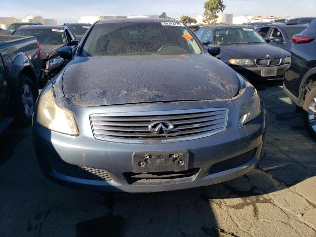 JNKCV61E09M014982 - 2009 INFINITI G37 BASE BLUE photo 5