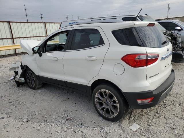 MAJ3P1VE2JC172720 - 2018 FORD ECOSPORT TITANIUM WHITE photo 2