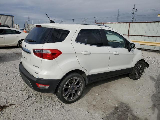 MAJ3P1VE2JC172720 - 2018 FORD ECOSPORT TITANIUM WHITE photo 3