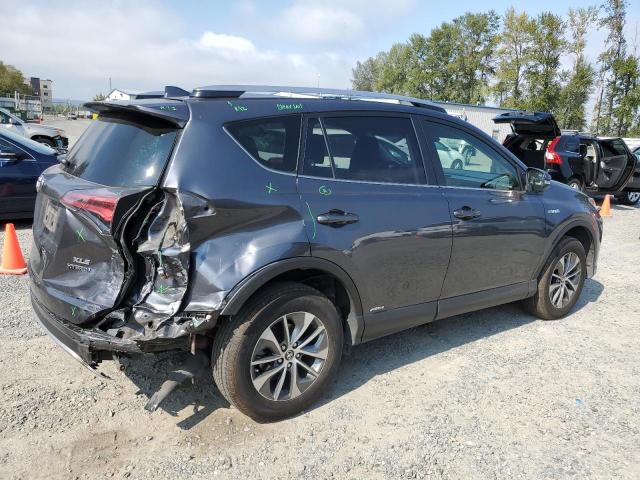 JTMRJREV6JD248079 - 2018 TOYOTA RAV4 HV LE ნაცრისფერი ფოტო 3