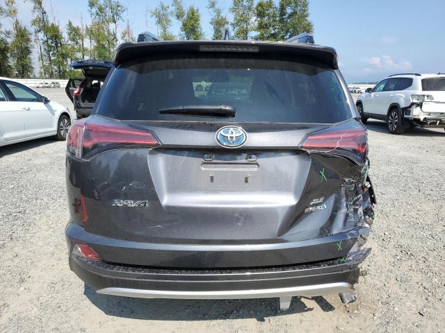 JTMRJREV6JD248079 - 2018 TOYOTA RAV4 HV LE ნაცრისფერი ფოტო 6