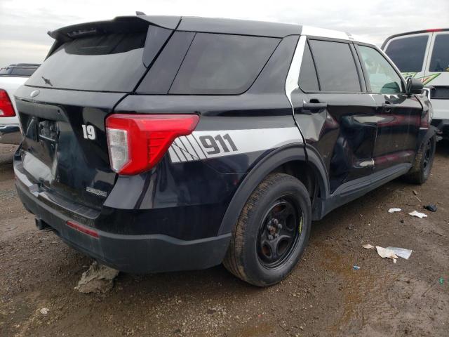 1FM5K8AW9LGC13067 - 2020 FORD EXPLORER POLICE INTERCEPTOR BLACK photo 3