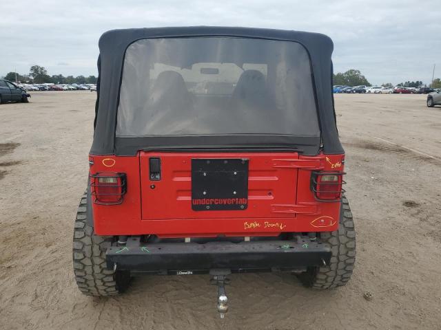 1J4FY29PXVP505082 - 1997 JEEP WRANGLER / SE RED photo 6