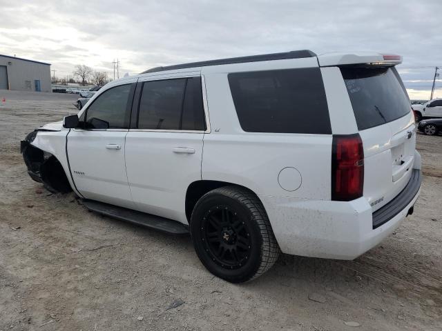 1GNSKBKCXKR281980 - 2019 CHEVROLET TAHOE K1500 LT WHITE photo 2