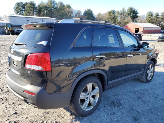 5XYKUDA68CG295760 - 2012 KIA SORENTO EX BLACK photo 3