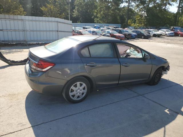 2HGFB2F54DH581766 - 2013 HONDA CIVIC LX GRAY photo 3