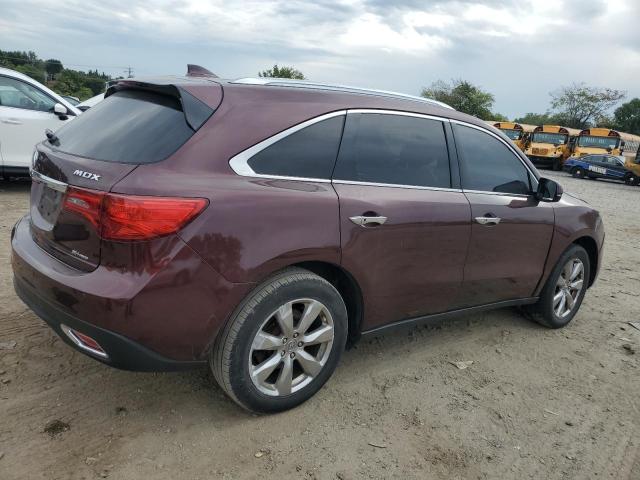 5FRYD4H87EB050085 - 2014 ACURA MDX ADVANCE BURGUNDY photo 3
