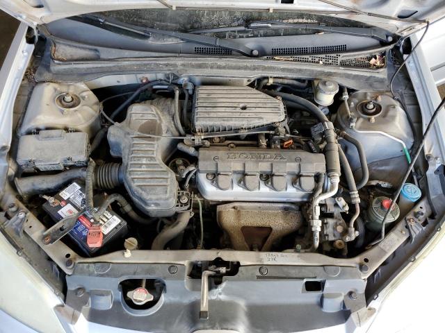 2HGES16334H538458 - 2004 HONDA CIVIC DX VP SILVER photo 11