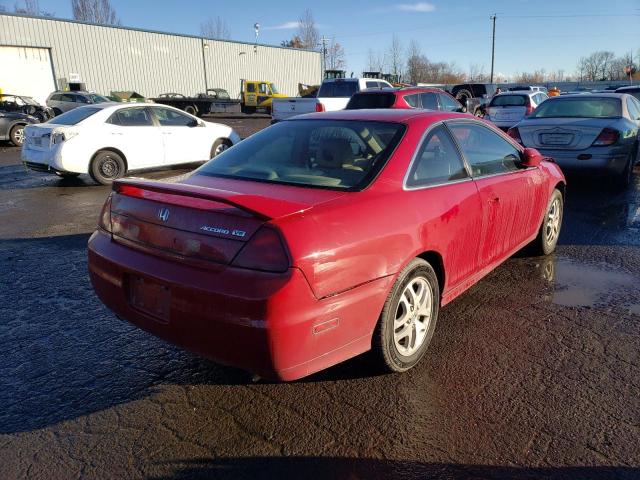 1HGCG22512A006286 - 2002 HONDA ACCORD EX RED photo 3