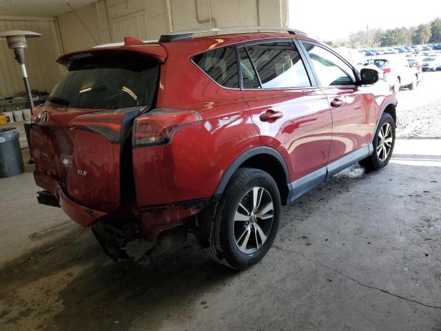 2T3WFREV7GW255445 - 2016 TOYOTA RAV4 XLE BURGUNDY photo 3