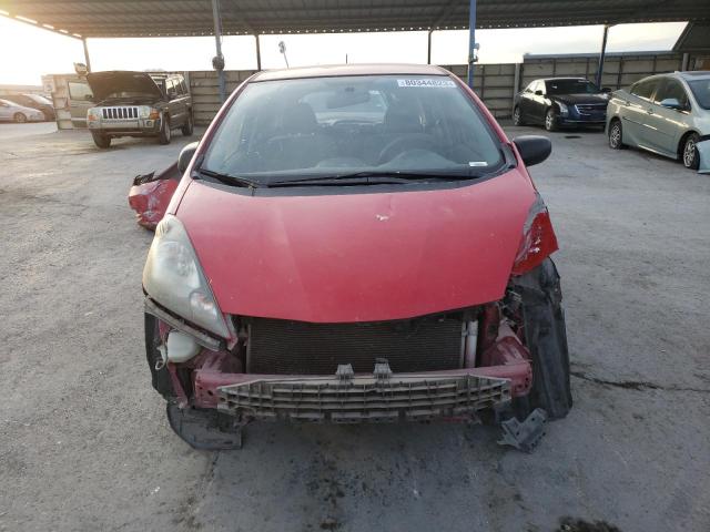 JHMGE8H23AC003459 - 2010 HONDA FIT RED photo 5