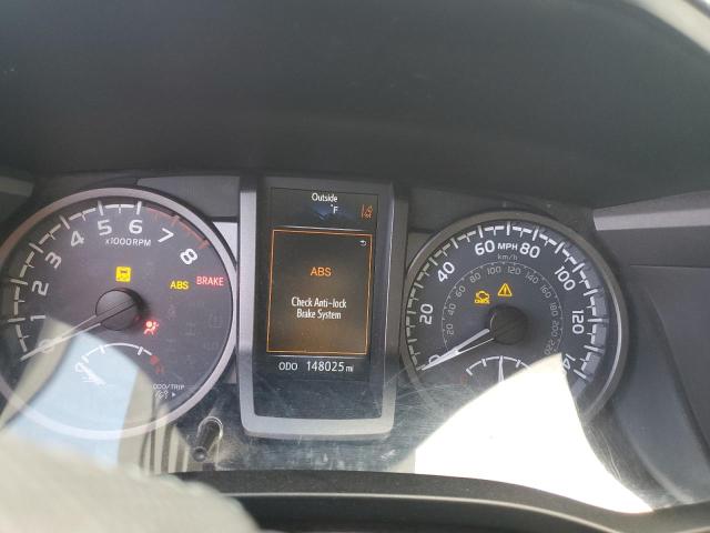 3TMCZ5AN5JM154132 - 2018 TOYOTA TACOMA DOUBLE CAB ნაცრისფერი ფოტო 9