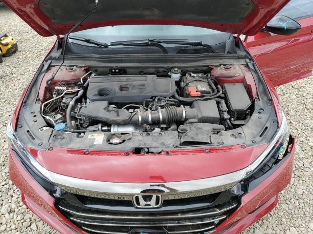 1HGCV2F35NA004205 - 2022 HONDA ACCORD SPORT RED photo 11