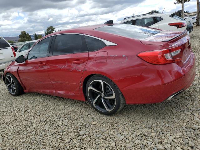 1HGCV2F35NA004205 - 2022 HONDA ACCORD SPORT RED photo 2