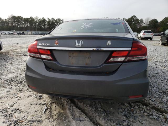 19XFB2F50DE235403 - 2013 HONDA CIVIC LX CHARCOAL photo 6