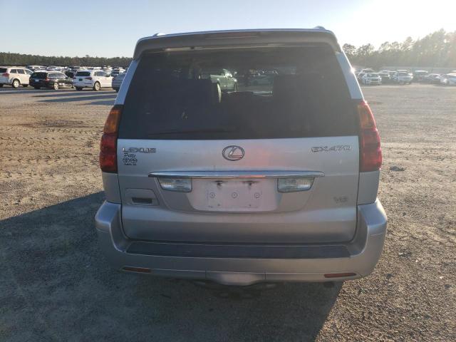 JTJBT20X460106353 - 2006 LEXUS GX 470 SILVER photo 6