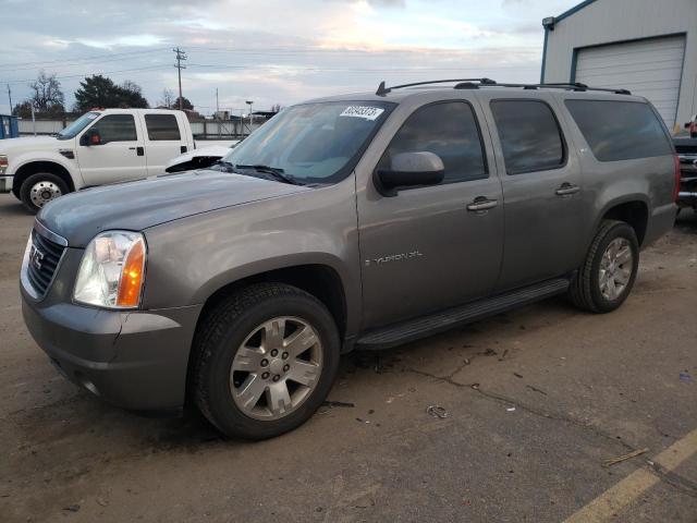 1GKFK16347J261359 - 2007 GMC YUKON XL K1500 GRAY photo 1