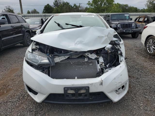 3HGGK5H53FM726495 - 2015 HONDA FIT LX WHITE photo 5