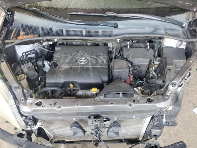 5TDYK3DC8BS028051 - 2011 TOYOTA SIENNA XLE ნაცრისფერი ფოტო 12