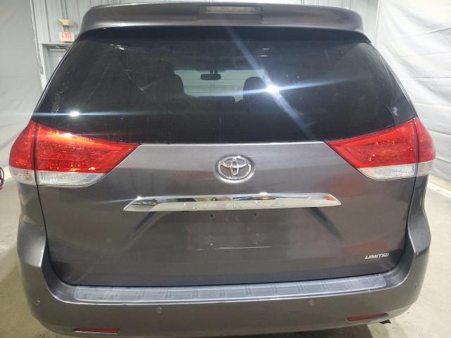 5TDYK3DC8BS028051 - 2011 TOYOTA SIENNA XLE ნაცრისფერი ფოტო 6