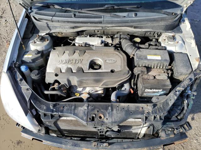 KNADE123166166434 - 2006 KIA RIO SILVER photo 11