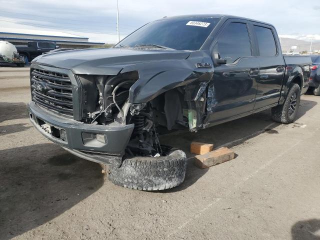 1FTEW1CP4HKC35486 - 2017 FORD F150 SUPERCREW GRAY photo 1