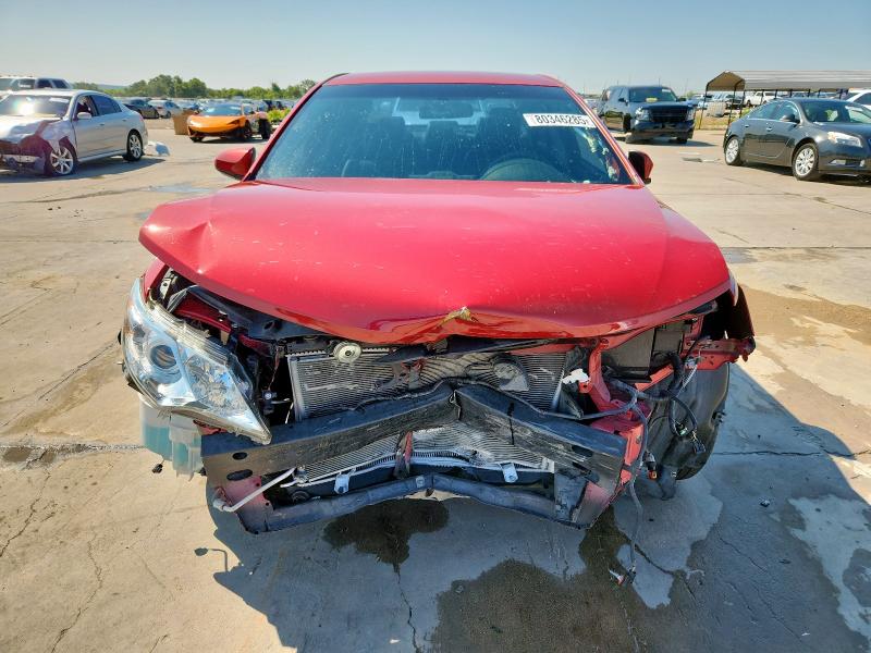 4T1BF1FK1CU588232 - 2012 TOYOTA CAMRY BASE RED photo 5