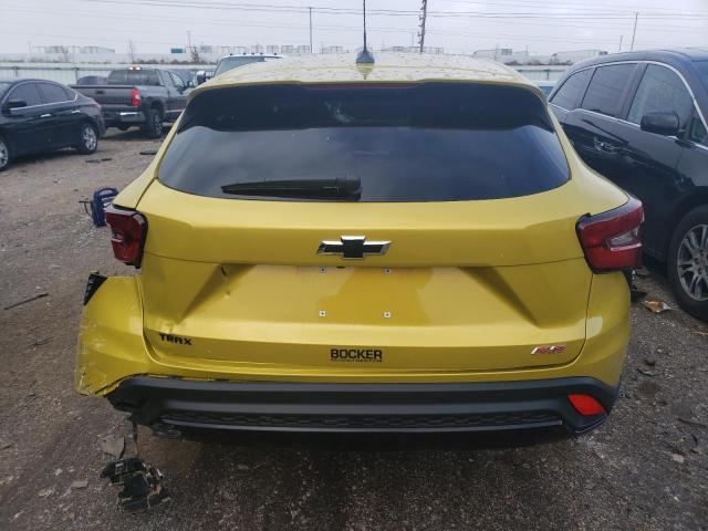 KL77LGE26RC114201 - 2024 CHEVROLET TRAX 1RS YELLOW photo 6