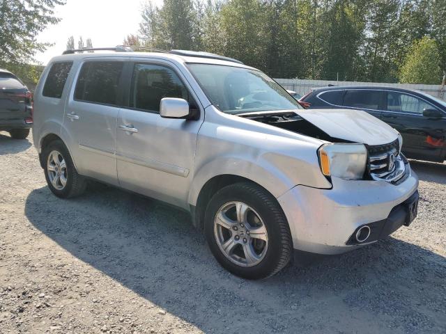 5FNYF4H5XDB058522 - 2013 HONDA PILOT EXL SILVER photo 4