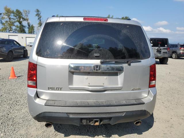5FNYF4H5XDB058522 - 2013 HONDA PILOT EXL SILVER photo 6