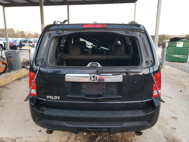 5FNYF3H5XCB028025 - 2012 HONDA PILOT EXL BLACK photo 6